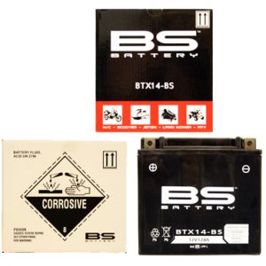 BS BTX14 BS MF Motorcycle Battery