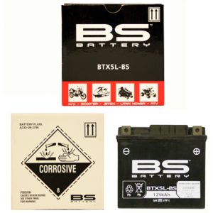 BS BTX5L BS MF Motorcycle Battery