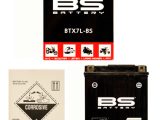 BS BTX7L BS MF Motorcycle Battery