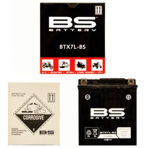 BS BTX7L BS MF Motorcycle Battery