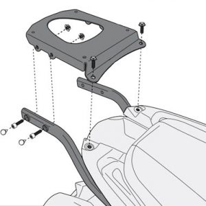 Givi SR6404 Monokey Rear Carrier Triumph Tiger Sport 1050 2013 on