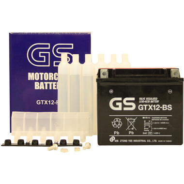GS GTX12 BS MF Motorcycle Battery