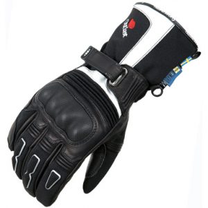 Halvarssons Advance Motorcycle Gloves Black Ivory