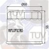 Hi Flo Filtro Motorcycle Oil Filter HF138