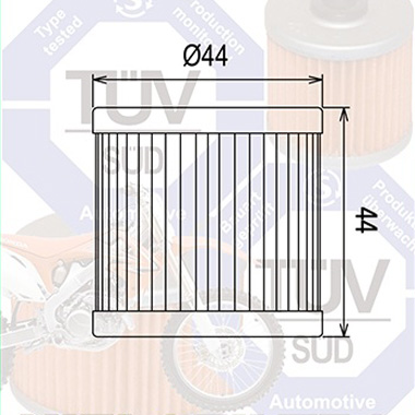 Hi Flo Filtro Motorcycle Oil Filter HF139