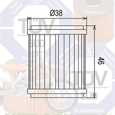 HIFLOFILTRO OIL FILTER 140 YAMAHA – SC Motorcycle Co