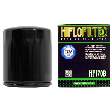 HiFlo Oil Filter HF170B Black for Harley Davidson