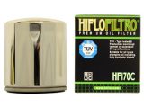 Hi Flo Filtro Motorcycle Oil Filter HF170 C Chrome