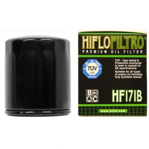 Hi Flo Filtro Motorcycle Oil Filter HF171 B Black