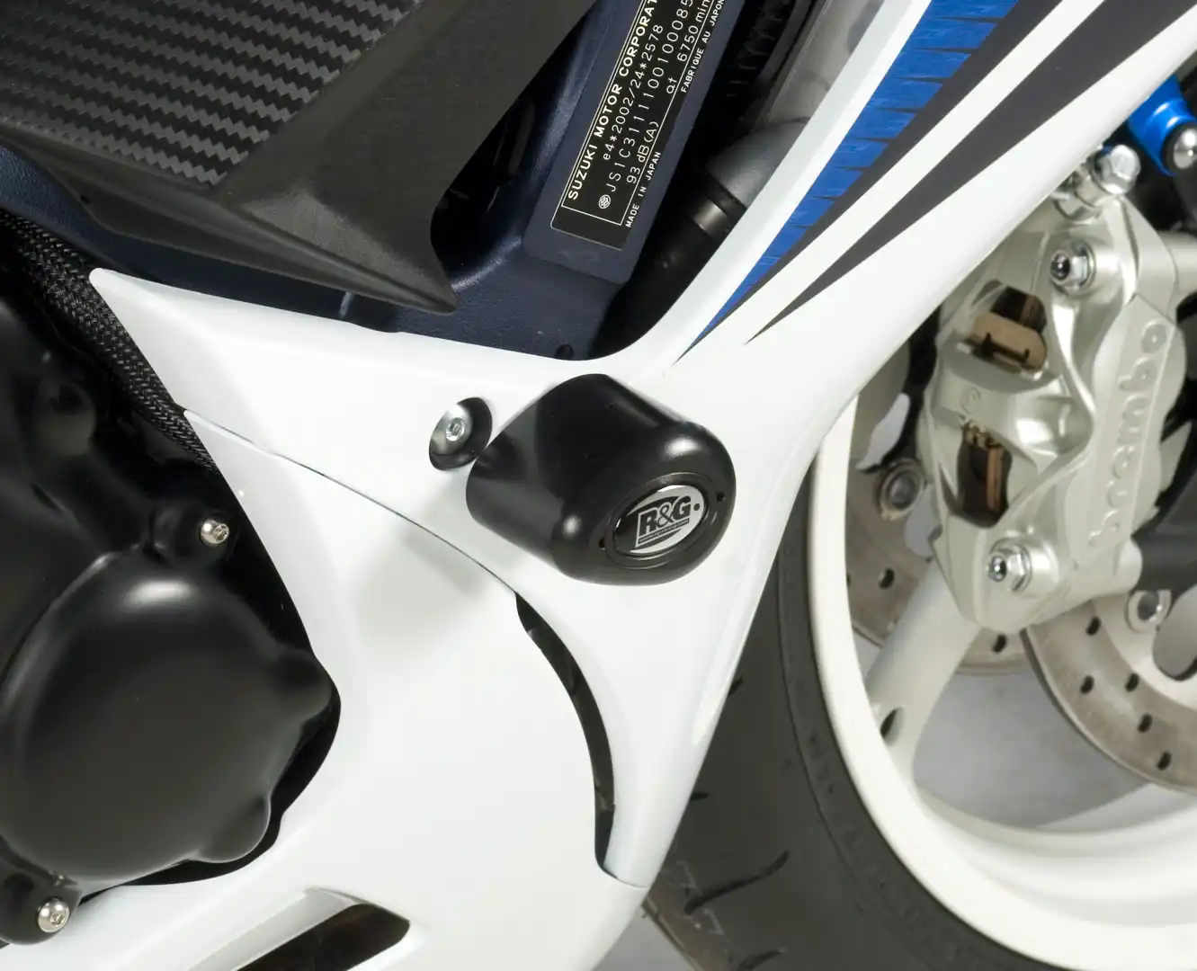 RG Aero Crash Protectors for Suzuki GSXR750 2011 onwards