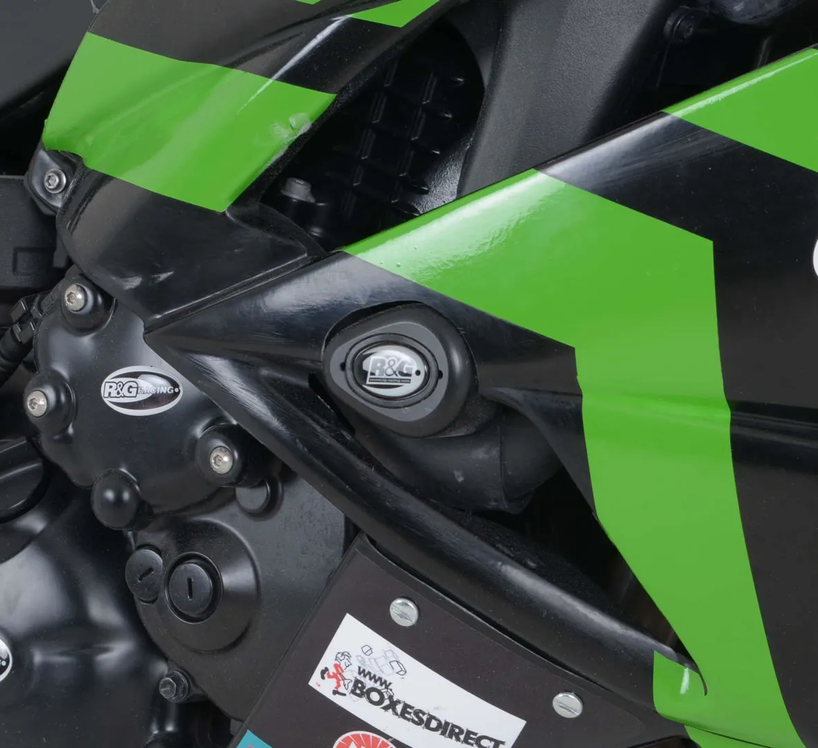 RG Race Aero Crash Protectors Kawasaki ZX6R 2009 to 2012
