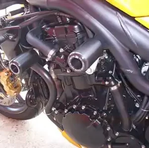 RG Front Crash Protectors Triumph Speed Triple 1997 to 2007
