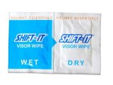 Shift-It Motorcycle Helmet Wet and Dry Visor Wipes