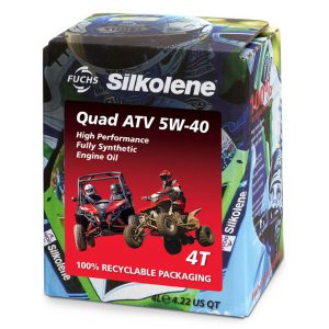 Silkolene 5W 40 Off Road Quad and ATV Engine Oil 4 Litres