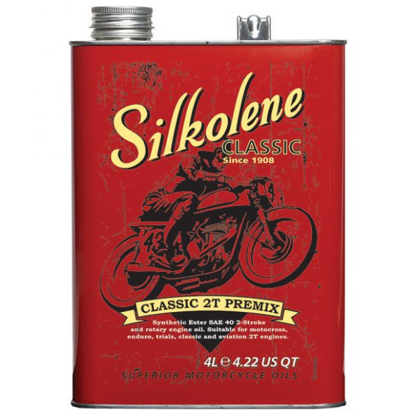 Silkolene Classic 2T Pre Mix 2 Stroke Motorcycle Oil 4 Litres