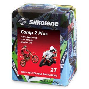 Silkolene Comp 2 Plus 2 Stroke Motorcycle Engine Oil 4L