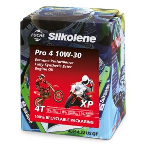 Silkolene Pro 4 Energy 10W 30 Motorcycle Engine Racing Oil 4L