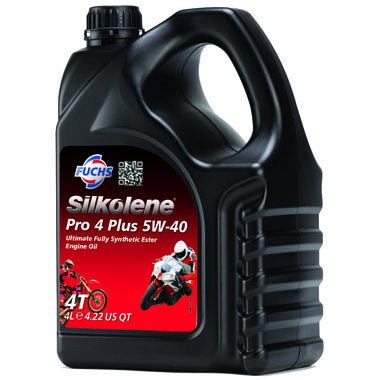 Silkolene Pro 4 Plus 5W 40 Motorcycle Racing Engine Oil 4L