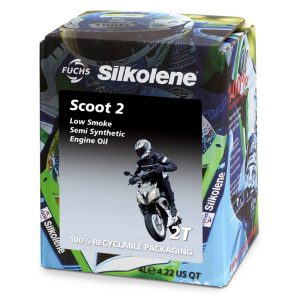 Silkolene Scoot 2 Semi Synthetic Engine Oil 4L