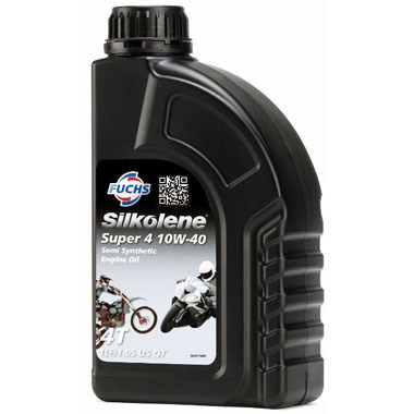 Silkolene Super 4 10W 40 Motorcycle Engine Oil 1L