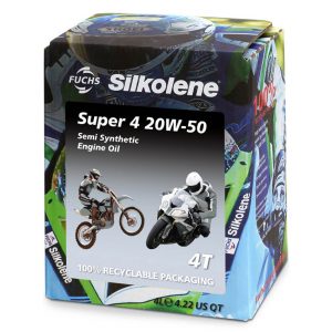Silkolene Super 4 20W 50 Motorcycle Engine Oil 4L