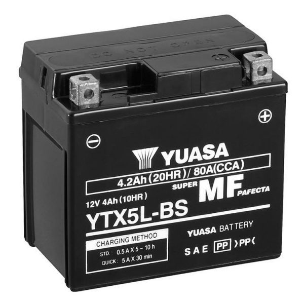 Yuasa YTX5L BS MF Motorcycle Battery