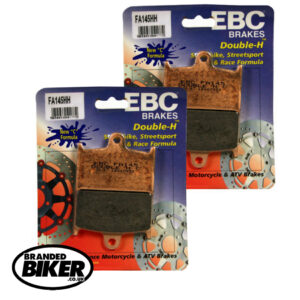 2 Pairs EBC FA145HH Front Brake Pads Yamaha FZR750