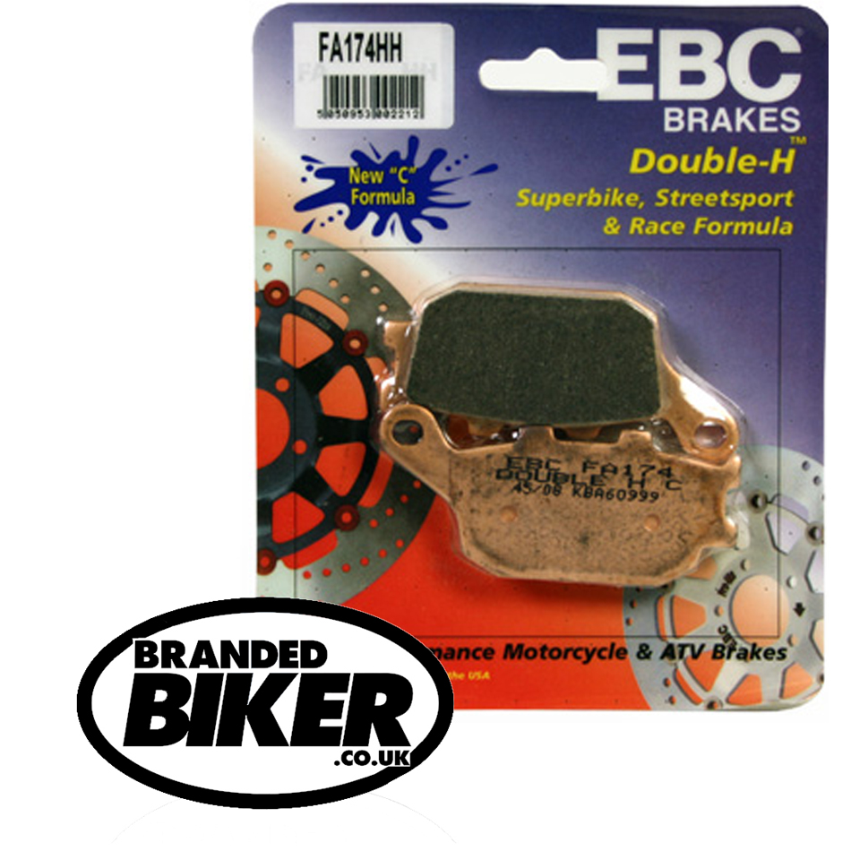 EBC Sintered Front & Rear Brake Pad Set For Honda CBR600RR (2007-2016) – Fully Metallic