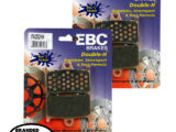 2 Pairs EBC FA252HH Front Brake Pads Yamaha TZR250 1989 to 1995