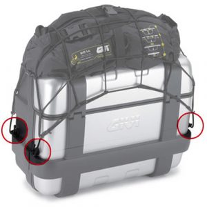 Givi E125 Luggage Rings for Givi Top Boxes and Cases