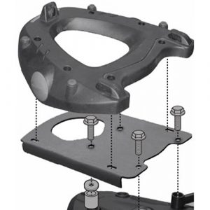 Givi SR5107 Monokey Rear Rack BMW F650GS 2008 to 2017