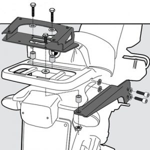 Givi SR694 Monokey Rear Rack BMW R1100GS