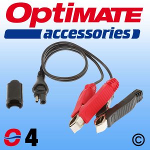 O04 Optimate Battery Crocodile Clamps SAE74