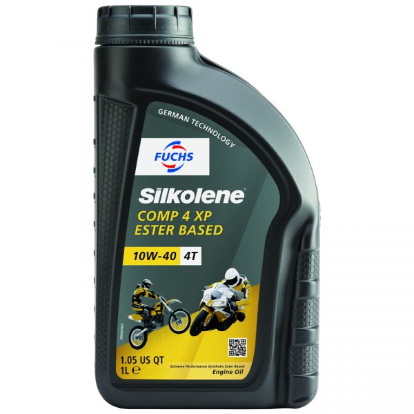 Silkolene Comp 4 10W 40 XP Motorcycle Engine Oil 1L