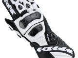 Spidi Carbosix Gloves Motorcycle Black White