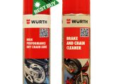 Wurth Motorcycle Chain Lube and Cleaner Two Pack Special Offer