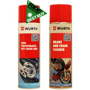 Wurth Motorcycle Chain Lube and Cleaner Two Pack Special Offer