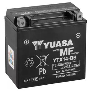Yuasa YTX14 BS MF Motorcycle Battery