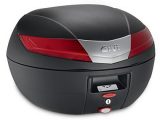 Givi V40 Monokey Top Box 40L Black with Red Reflectors
