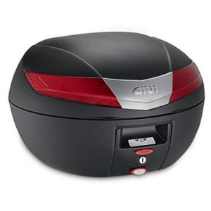 Givi V40 Monokey Top Box 40L Black with Red Reflectors