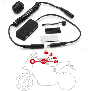 Givi S111 12 Volt Power Hub USB