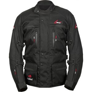 Weise Outlast Memphis Waterproof Textile Motorcycle Jacket Black