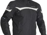Lindstrands Cheops Textile Motorcycle Jacket Black Grey