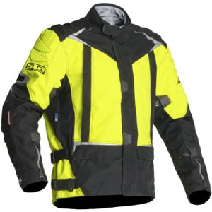 Lindstrands Qurizo Textile Motorcycle Jacket HV Yellow