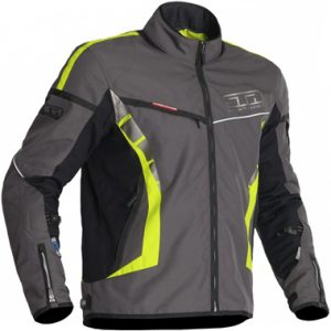 Lindstrands Zero Textile Motorcycle Jacket Lava HV Yellow