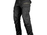 John Doe Stroker Cargo Motorcycle Jeans Short Leg Black