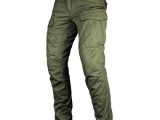 John Doe Stroker Cargo Motorcycle Jeans Short Leg Olive