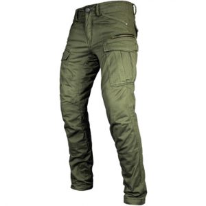 John Doe Stroker Cargo Motorcycle Jeans Short Leg Olive