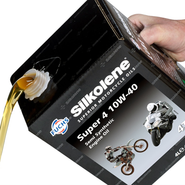 Silkolene Lube Cube Super 4 10W 40 Engine Oil 4L - Image 3