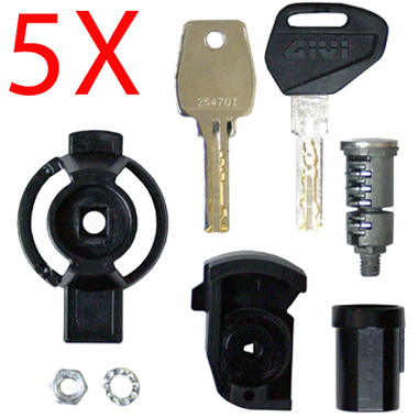 Givi SL105 Security Locks Set of 5